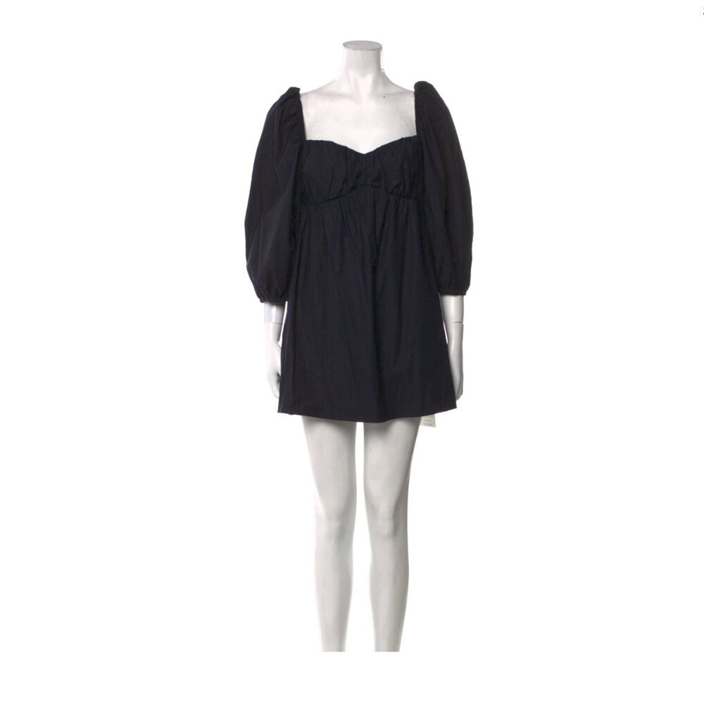 Reformation Square Neckline Mini Dress Size: XS | US 2 Farley dress can fit 4 - Picture 2 of 9